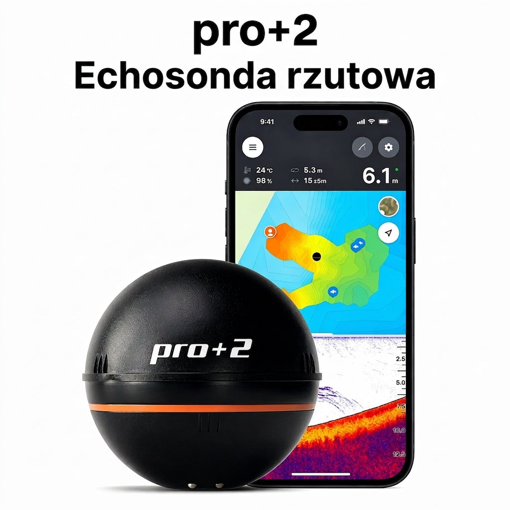 Deeper Smart Sonar PRO+ 2 – Wysokiej rozdzielczości wizualny sonar wędkarski