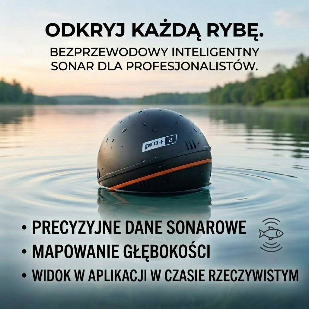 Deeper Smart Sonar PRO+ 2 – Wysokiej rozdzielczości wizualny sonar wędkarski